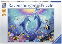 Opakowanie Puzzle 500 Tańczące delfiny