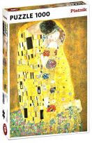 Opakowanie Puzzle Metalizowane Klimt, Pocałunek, 1000