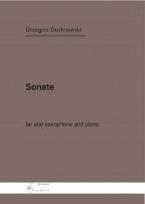 Okładka książki Sonata na saksofon i fortepian