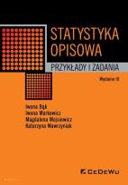 Okładka książki Statystyka opisowa. Przykłady i zadania (wyd. III)