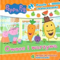 Okładka książki Świnka Peppa. Owoce i warzywa
