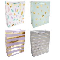 Opakowanie Torba prezentowa 26x32 pastelowo-złota