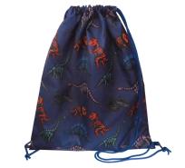 Okładka książki Worek na buty niebieski Dinozaury