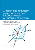Opakowanie Z badań nad rozwojem gospodarczym Polski na tle przemian w Europie i na świecie