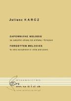 Okładka książki Zapomniane melodie na saksofon altowy lub...