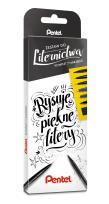 Opakowanie Zestaw do liternictwa 7 elementów PENTEL