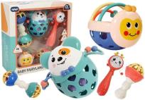 Opakowanie Zestaw grzechotek miękkie gryzak 5 sztuk