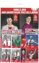 Opakowanie Zestaw naklejek z piłkarzami PZPN duży Z1