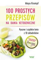 Okładka książki 100 prostych przepisów na dania ketogeniczne