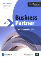 Okładka książki Business Partner A1 CB + Digital Resources PEARSON