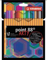 Opakowanie Cienkopis Point 88 Arty 18 kolorów STABILO