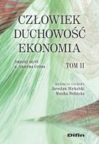 Okładka książki Człowiek duchowość, ekonomia