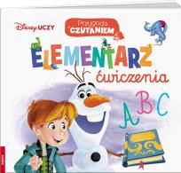 Okładka książki Disney Uczy . Przygoda z czytaniem Elementarz. Ćwiczenia