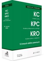 Okładka książki EDYCJA CYWILNA. Kodeks cywilny. Kodeks postępowania cywilnego. Kodeks rodzinny i opiekuńczy. 12 innych aktów prawnych (Stan prawny: 15 maja 2020 r) (wyd.41)