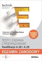 Okładka książki Egzamin zawodowy Testy i zadania z rozwiązaniami A.28 i A.29