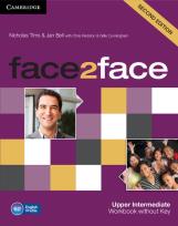 Okładka książki face2face 2ed Upper-Intermediate Workbook