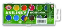 Opakowanie Farby akwarelowe Anilinky Brilliant 12 kolorów