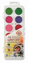 Opakowanie Farby akwarelowe transparentne 24 kolory