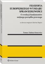 Okładka książki Filozofia europejskiego wymiaru sprawiedliwości