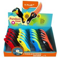 Opakowanie Gumka składana Papuga duża (20szt)