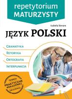 Okładka książki Język polski. Gramatyka, retoryka, ortografia,  interpunkcja. Repetytorium maturzysty