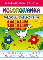 Okładka książki Kolorowanka Wesołe zwierzątka