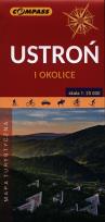 Okładka książki Mapa turyst. Ustroń i okolice. Brenna.. 1:25 000
