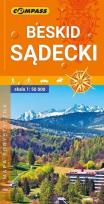 Okładka książki Mapa turystyczna. Beskid Sądecki 1: 50 000