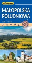 Okładka książki Mapa Turystyczna. Malopolska Poludniowa 1:100 000