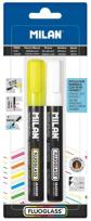 Opakowanie Marker do szyb Fluoglass biały i żółty MILAN