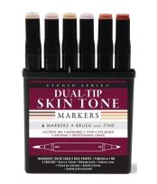 Opakowanie Markery dwustronne cieliste 6 kolorów