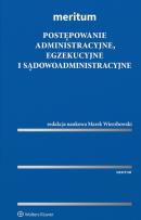 Okładka książki MERITUM Postępowanie administracyjne, egzekucyjne i sądowoadministracyjne