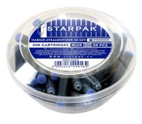 Opakowanie Naboje do piór krótkie niebieskie 50szt