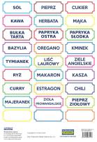 Okładka książki Naklejki Przyprawy (kolorowe)