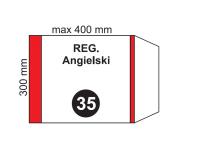 Opakowanie Okładka na podr regulowana NR 35 (20szt)