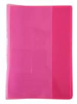 Opakowanie Okładka na zeszyt A5 PCV Neon różowy (10szt)