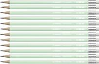 Opakowanie Ołówek Swano Pastel HB z gumką zielony (12szt)