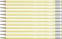 Opakowanie Ołówek Swano Pastel HB z gumką żółty (12szt)