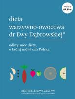 Okładka książki Pakiet:Dieta warz.-owoc. dr Ewy Dąbrowskiej w.2020