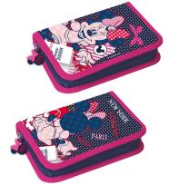 Opakowanie Piórnik Myszka Minnie 1 zamek 2 klapy  STK 15-35