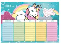 Opakowanie Plan lekcji Jednorożec (25szt) DERFORM