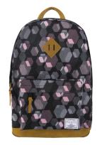 Opakowanie Plecak dwukomorowy czarny Sześciokąty PAUL&CO