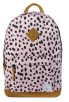 Okładka książki Plecak dwukomorowy różowy czarne Plamki