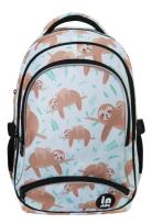 Okładka książki Plecak trzykomorowy błękitny Leniwiec