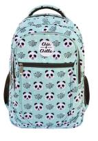 Opakowanie Plecak trzykomorowy błękitny Panda