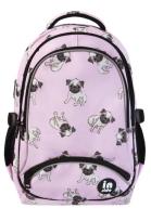 Opakowanie Plecak trzykomorowy różowy Buldog