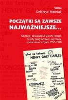 Okładka książki Początki są zawsze najważniejsze