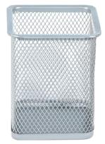 Opakowanie Pojemnik na długopis metalowy kwadrat srebrny PB 12