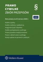 Okładka książki Prawo Cywilne Zbiór Przepisów w.53/2020
