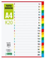 Opakowanie Przekładki kartonowe 1-20 K20 D.RECT